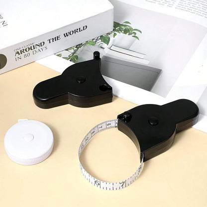 Soft Tape Measure For Body, Waist, Bust And Thigh Measurement- Retractable Fitness Measuring Tape, Plastic Material, Suitable For Home And Gym Use