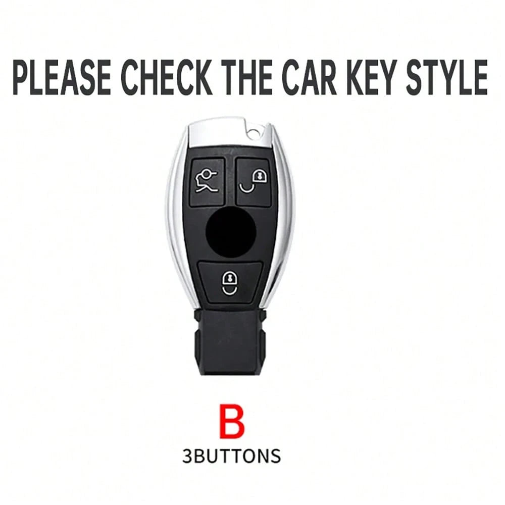Soft TPU Car Remote Key Case Cover Fob For A B G R Class GLA GLK W176 W204 W251 W463 Accessories Key Chains