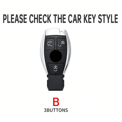 Soft TPU Car Remote Key Case Cover Fob For A B G R Class GLA GLK W176 W204 W251 W463 Accessories Key Chains