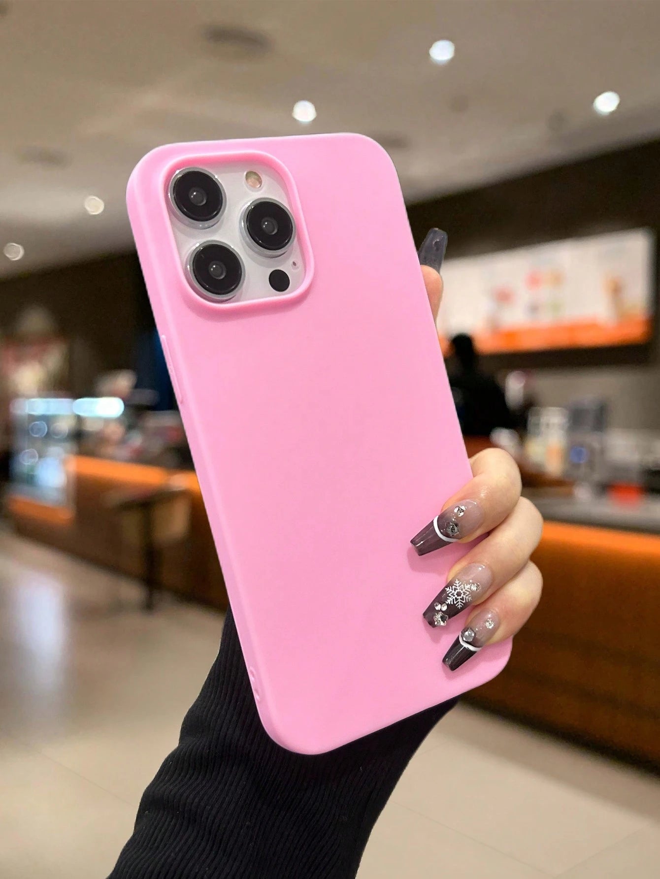 Solid Color Basic Silicone Phone Case 5pcs/Pack Candy Color TPU Phone Case Compatible With Apple Phones Spring
