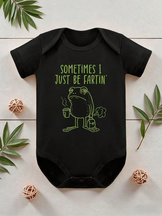 Sometimes I Just Be Fartin' Infant| Funny Frog Baby Bodysuit, Perfect Baby Shower Gift