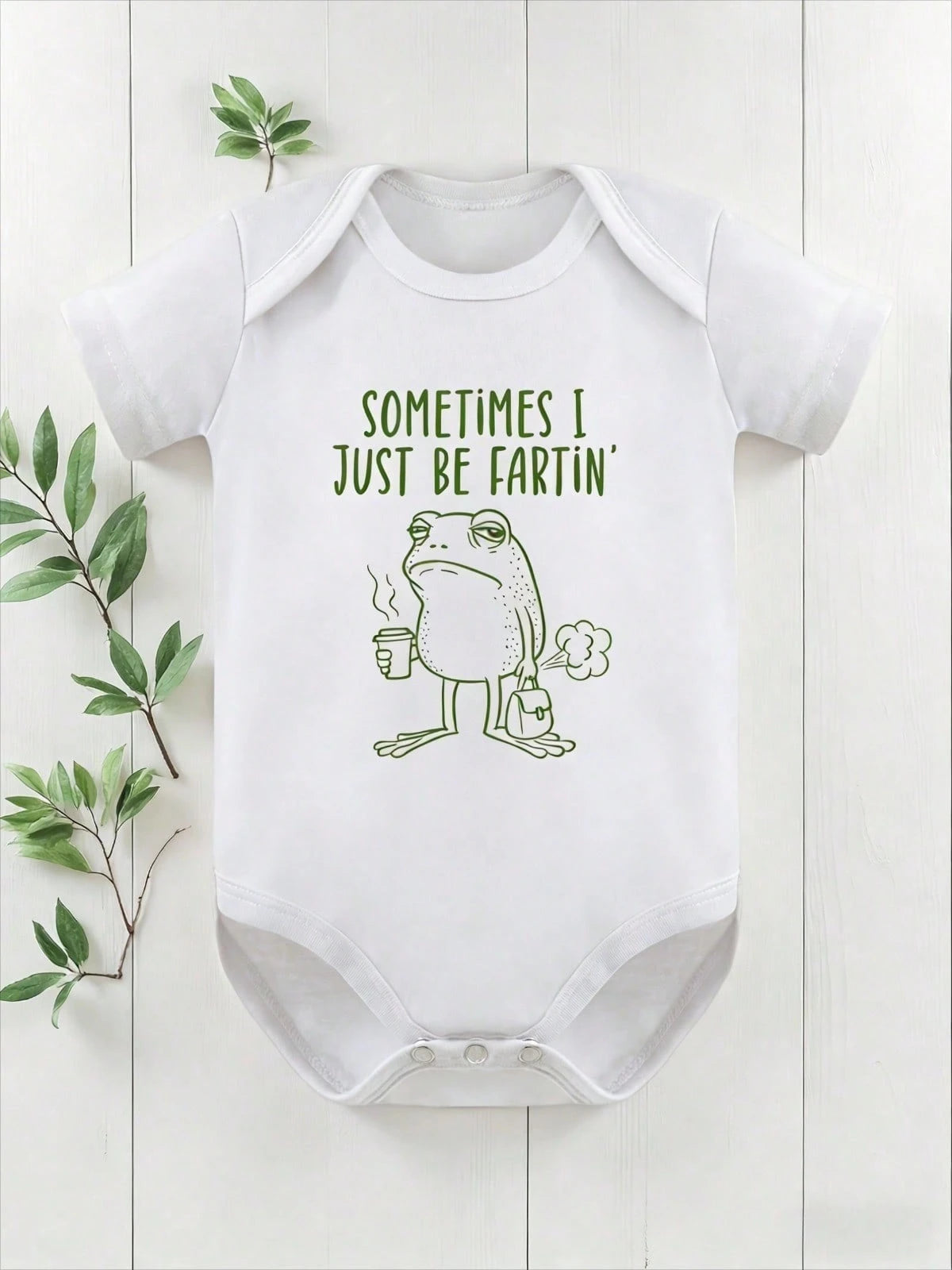 Sometimes I Just Be Fartin' Infant| Funny Frog Baby Bodysuit, Perfect Baby Shower Gift