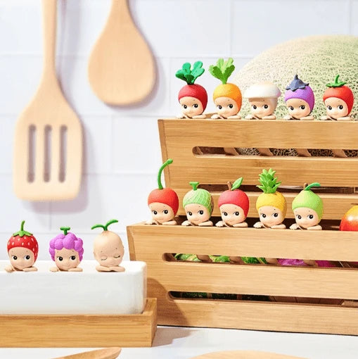 SONNY ANGEL Hippers Decorative Harvest Series- Mystery Mini Figure Blind Box, Seasonal Cute Collectible Home Decor, Autumn Thanksgiving Gift, 100% Authentic (Single Blind Box), Vacation Day Gift