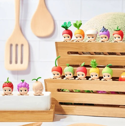 SONNY ANGEL Hippers Decorative Harvest Series- Mystery Mini Figure Blind Box, Seasonal Cute Collectible Home Decor, Autumn Thanksgiving Gift, 100% Authentic (Single Blind Box), Vacation Day Gift