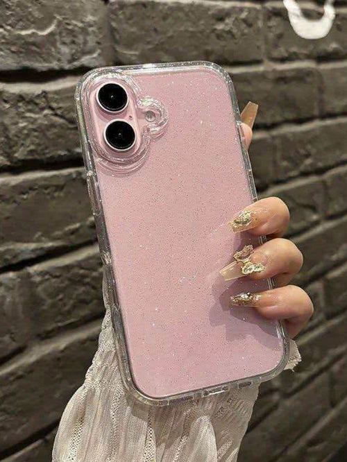Sparkling Star Transparent Phone Case, Compatible With IPhone 16/15/14/13/12/11 Pro Max Plus/8/7, Soft Silicone Protective Cover, An Ideal Gift. Suitable For And Christmas.