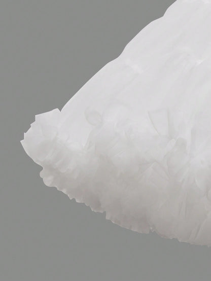 Sparklyn Baby Girls' Elegant, Gorgeous, And Lovely Pink Tulle Puff Skirt, Perfect For Parties In Spring And Summer
