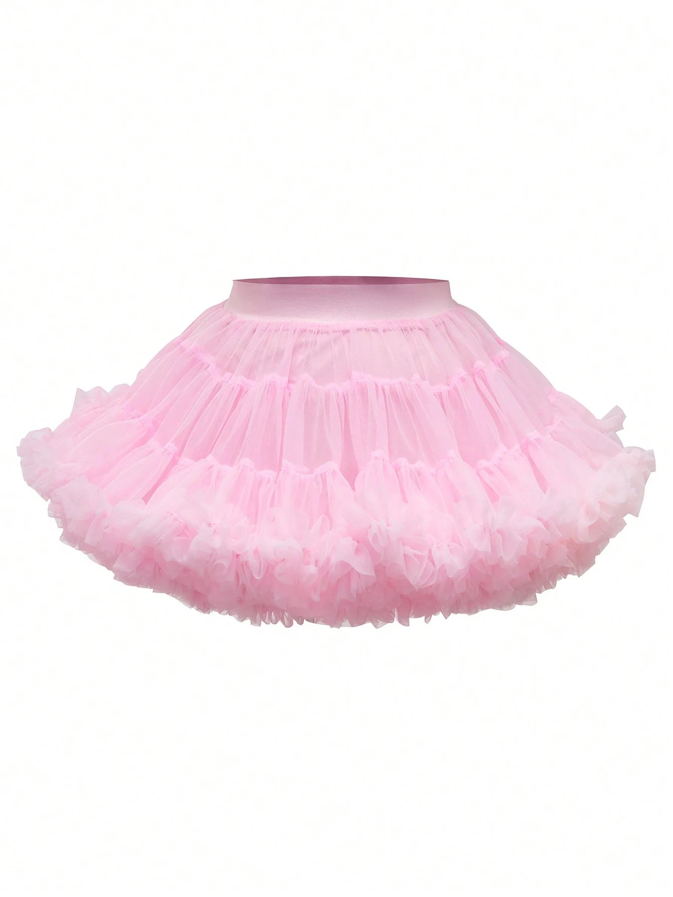 Sparklyn Baby Girls' Elegant, Gorgeous, And Lovely Pink Tulle Puff Skirt, Perfect For Parties In Spring And Summer