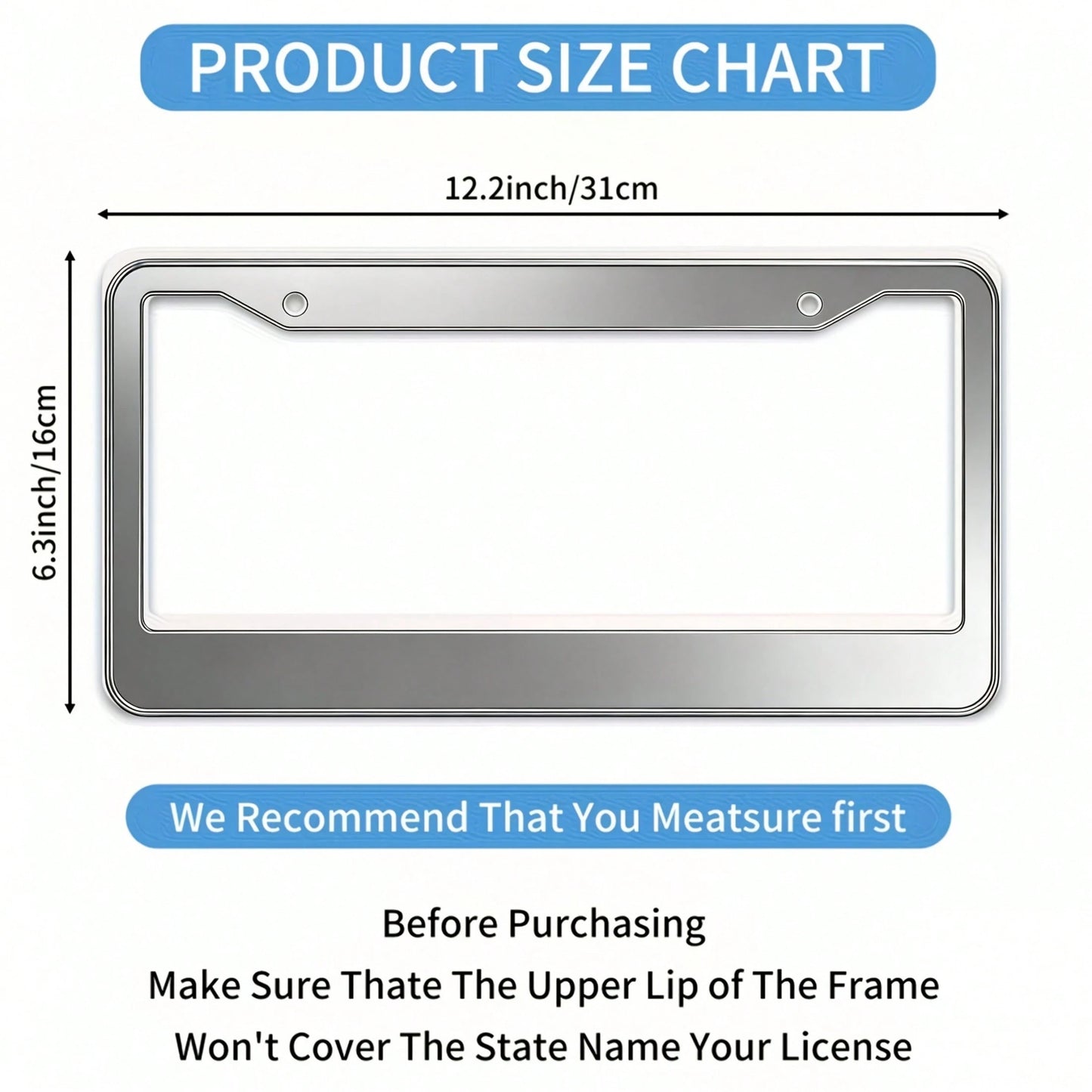Specially Designed For Decorative License Plate Frames, Square Aluminum Black Devil Eye Cartoon Style Car License Plate Holder, Car Modification, 12.2X 6.3inch Rust-Proof Metal License Plate Sign With