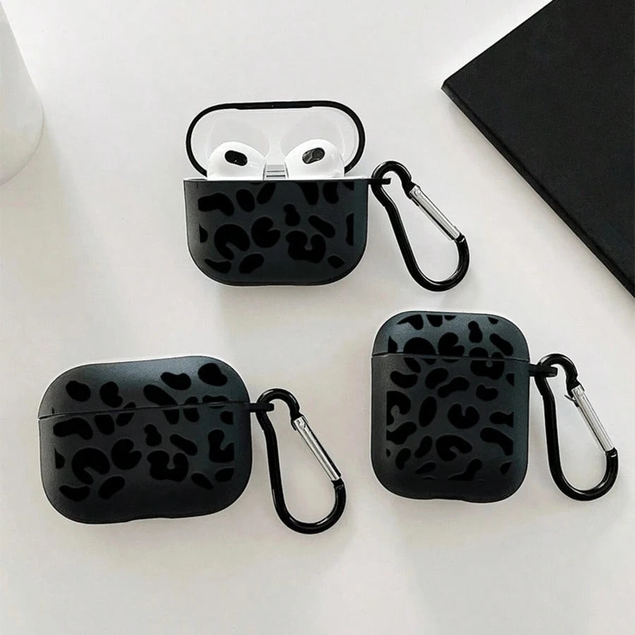 [Split Design]New Fashion Black Striped Graphic Protective Case For AirPods 4th Gen, For AirPods Pro 3/1/2nd Gen/3rd Gen/For AirPods Pro 2- Soft TPU Wireless Earphone Protective Shell, Perfect Gift F