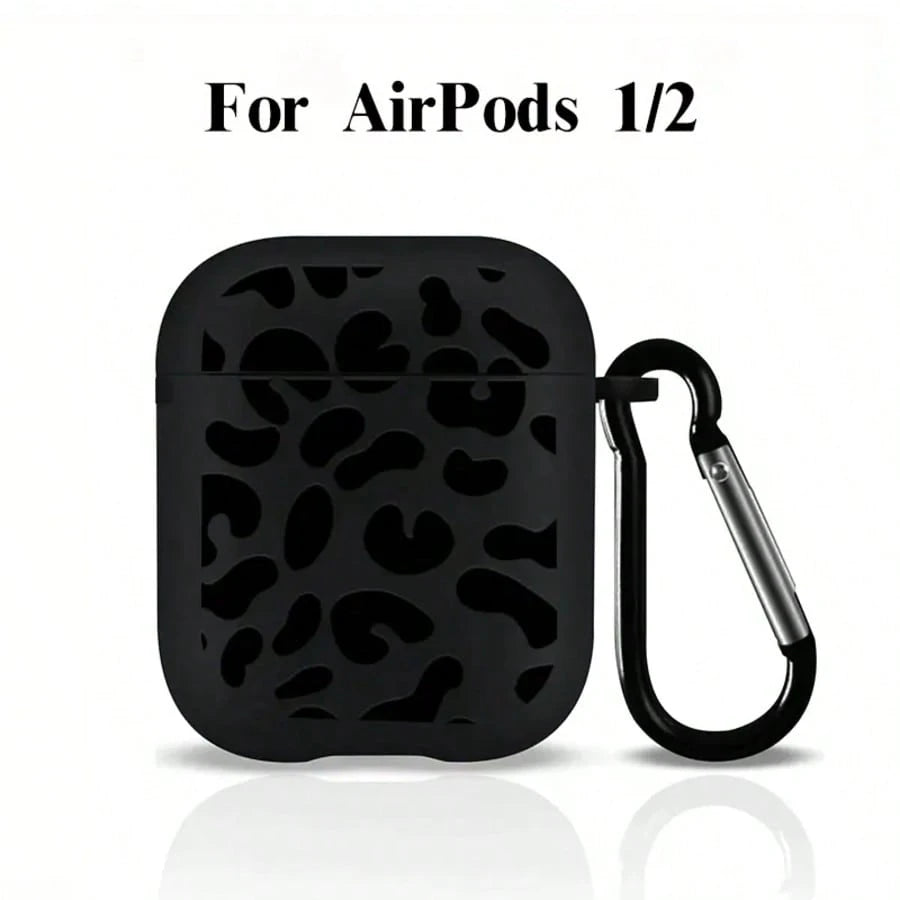 [Split Design]New Fashion Black Striped Graphic Protective Case For AirPods 4th Gen, For AirPods Pro 3/1/2nd Gen/3rd Gen/For AirPods Pro 2- Soft TPU Wireless Earphone Protective Shell, Perfect Gift F