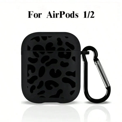 [Split Design]New Fashion Black Striped Graphic Protective Case For AirPods 4th Gen, For AirPods Pro 3/1/2nd Gen/3rd Gen/For AirPods Pro 2- Soft TPU Wireless Earphone Protective Shell, Perfect Gift F
