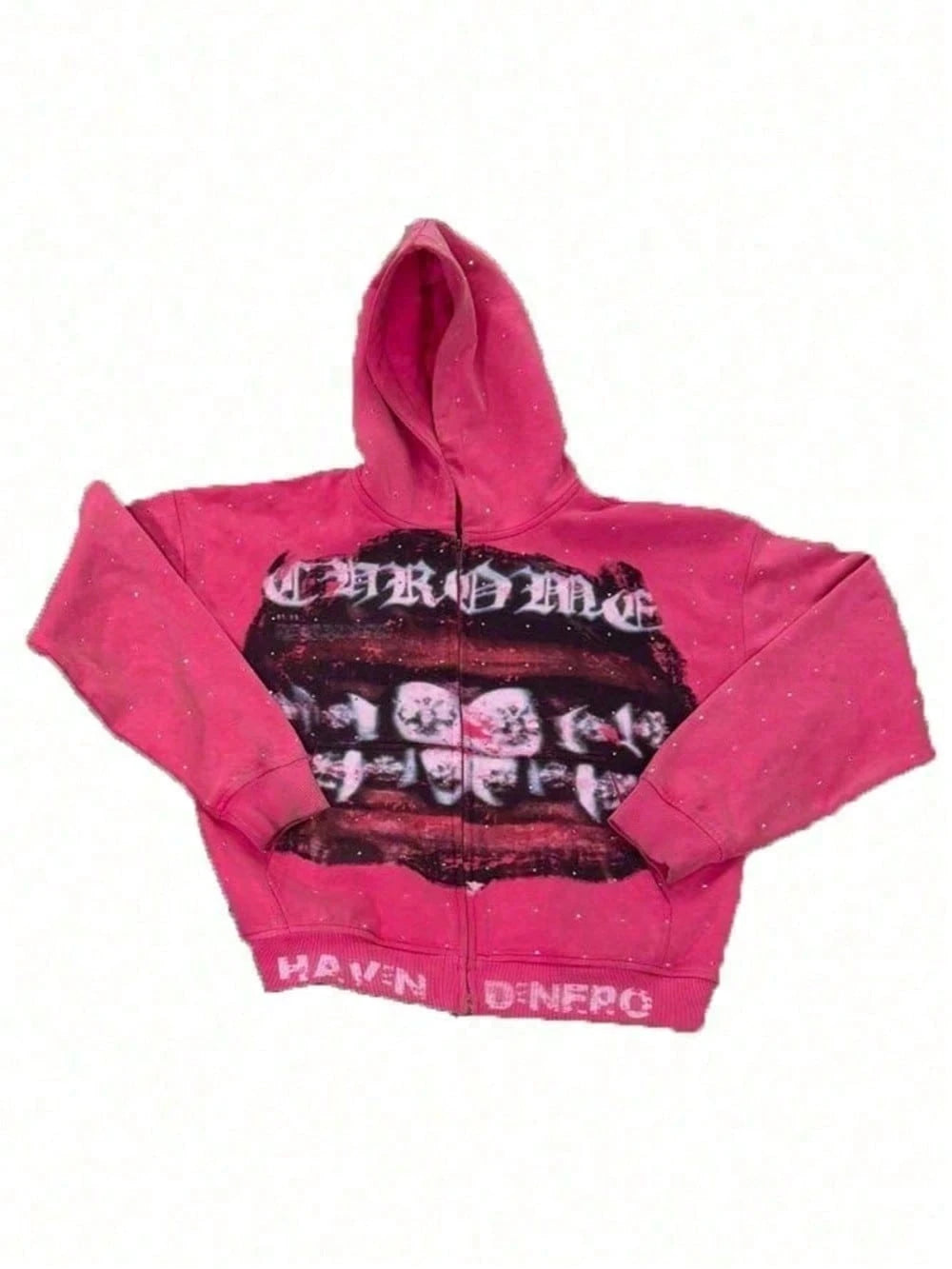Spring New, The Same For Men And Women, Digital Printing Polka Dot Zipper Sweater, Casual And Loose