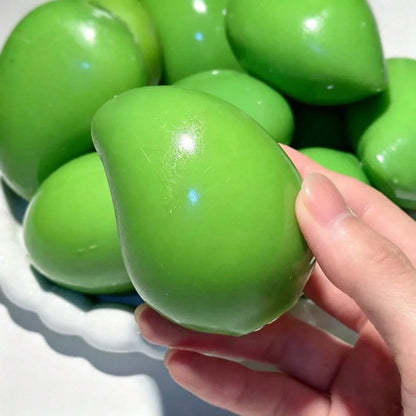 Squishy Handmade Crunchy Mango Stress Relief Ball Squeeze Toy, Color-Changing Soft Mango Stress Relief Toy, Scented Mango Squishy Stress Relief Squeeze Toy, Color-Changing Soft Mango Squishy Stress Re