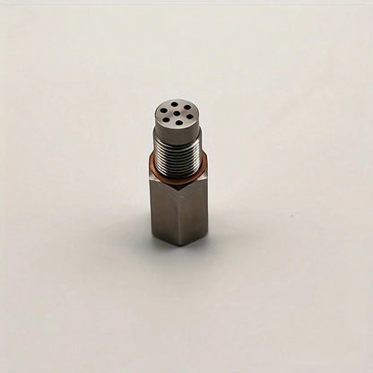 SS304 Stainless Steel Oxygen Sensor Adapter- M18 X 1.5 Bung With Integrated Filter, Corrosion Resistant Exhaust System Hardware For Vehicle Maintenance & Repair