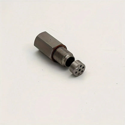 SS304 Stainless Steel Oxygen Sensor Adapter- M18 X 1.5 Bung With Integrated Filter, Corrosion Resistant Exhaust System Hardware For Vehicle Maintenance & Repair