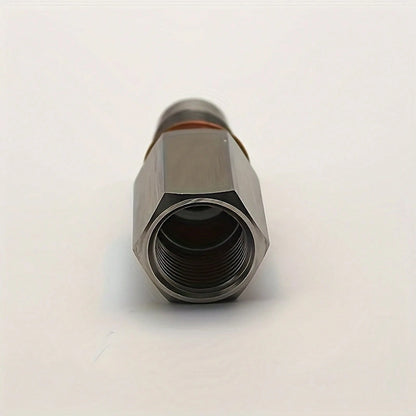 SS304 Stainless Steel Oxygen Sensor Adapter- M18 X 1.5 Bung With Integrated Filter, Corrosion Resistant Exhaust System Hardware For Vehicle Maintenance & Repair