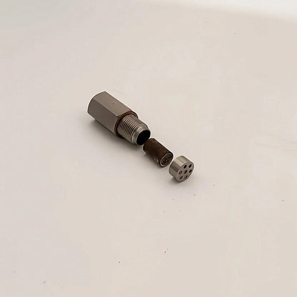 SS304 Stainless Steel Oxygen Sensor Adapter- M18 X 1.5 Bung With Integrated Filter, Corrosion Resistant Exhaust System Hardware For Vehicle Maintenance & Repair