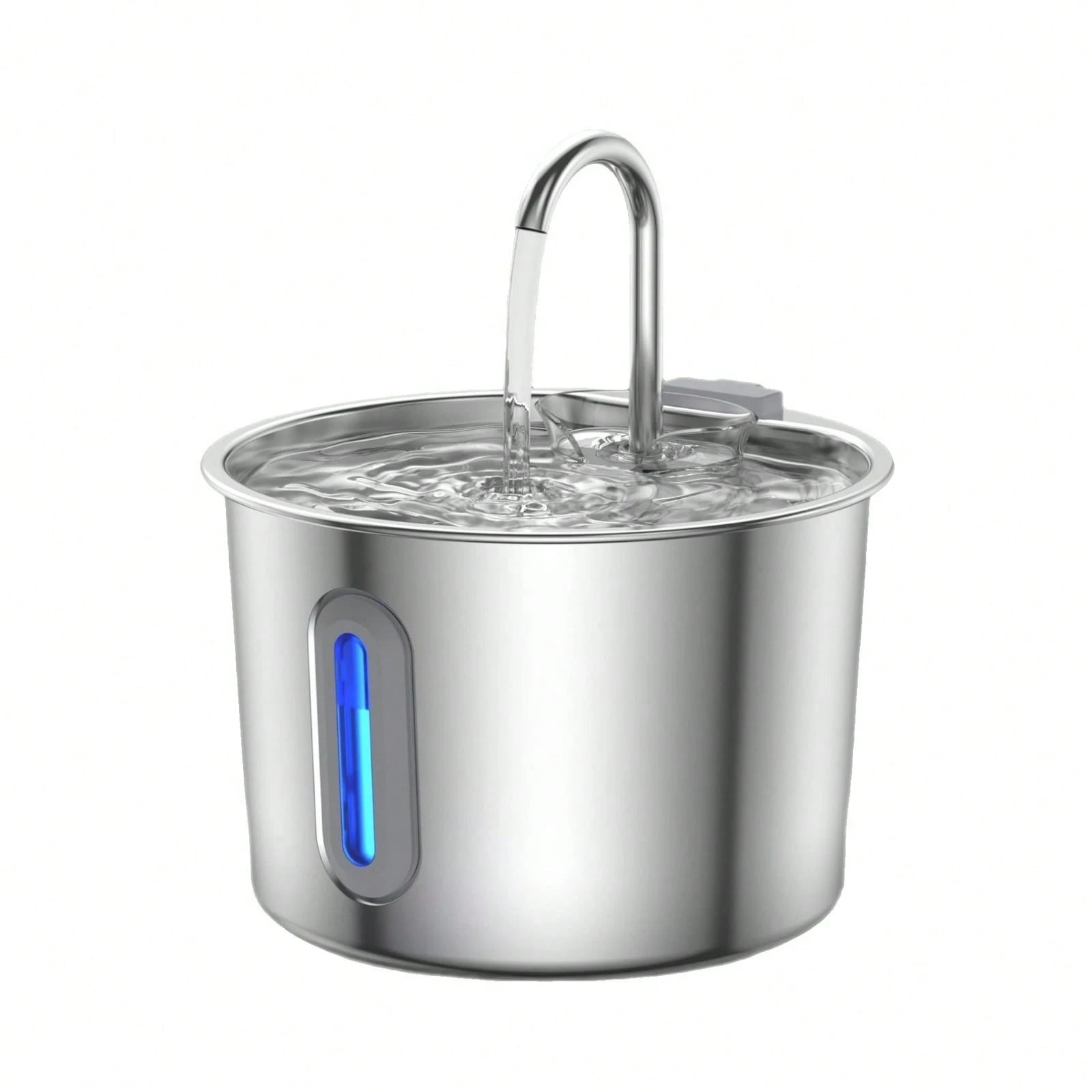 Stainless Steel Pet Water Dispenser Automatic Circulation Leakage-Proof Cat Dog Water Feeder With Dirt Separation