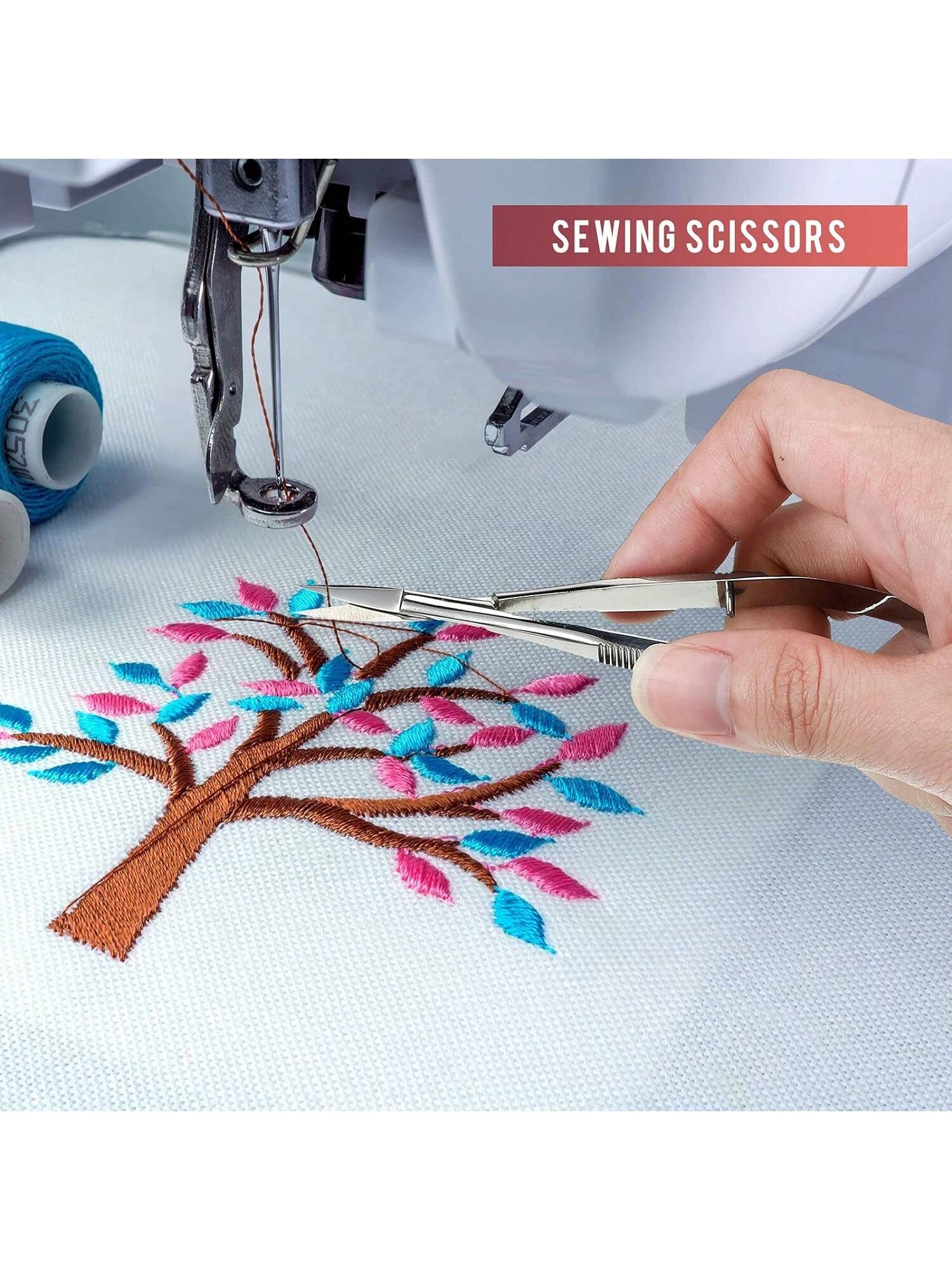 Stainless Steel Precision Eyebrow & Eyelash Shaping & Trimming Scissor, Snips Squeeze Scissors, Embroidery, Knitting Micro Tip Craft Scissors,Makeup,Cheap,Room Decor,Vanity,Travel,Bedroom,Makeup Acces