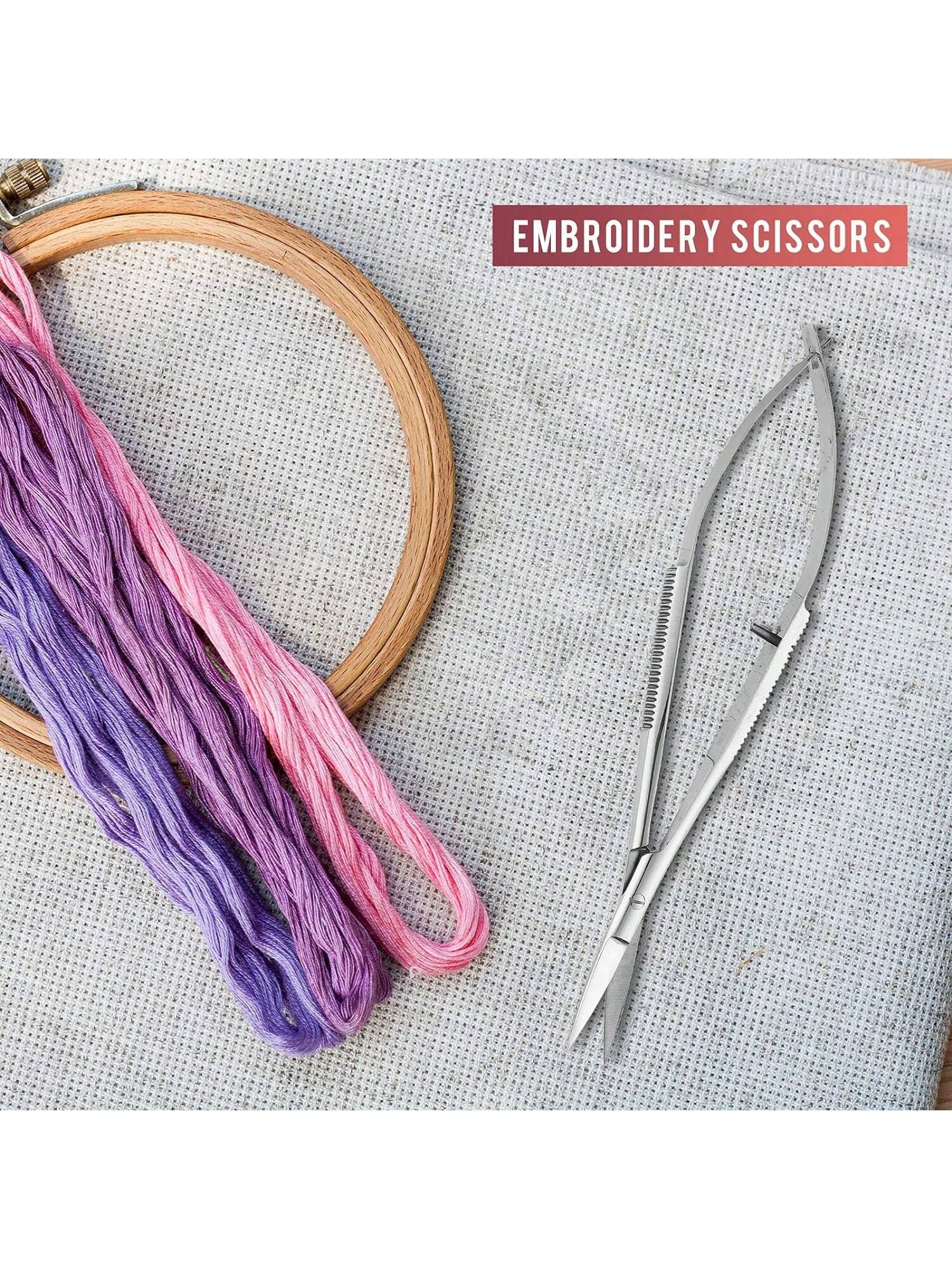 Stainless Steel Precision Eyebrow & Eyelash Shaping & Trimming Scissor, Snips Squeeze Scissors, Embroidery, Knitting Micro Tip Craft Scissors,Makeup,Cheap,Room Decor,Vanity,Travel,Bedroom,Makeup Acces
