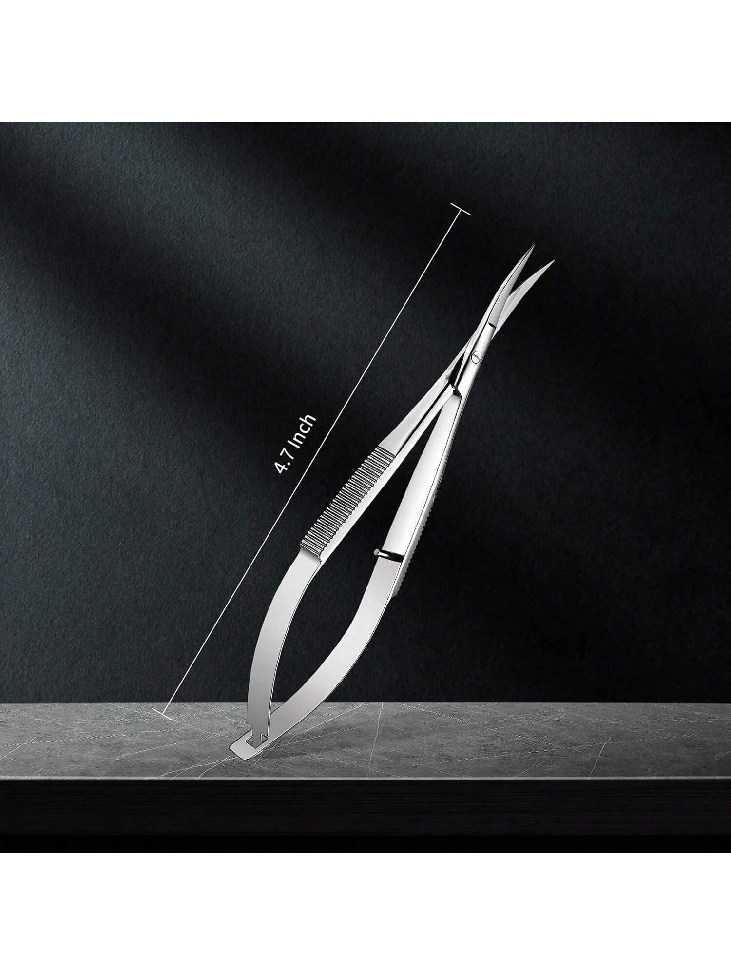Stainless Steel Precision Eyebrow & Eyelash Shaping & Trimming Scissor, Snips Squeeze Scissors, Embroidery, Knitting Micro Tip Craft Scissors,Makeup,Cheap,Room Decor,Vanity,Travel,Bedroom,Makeup Acces