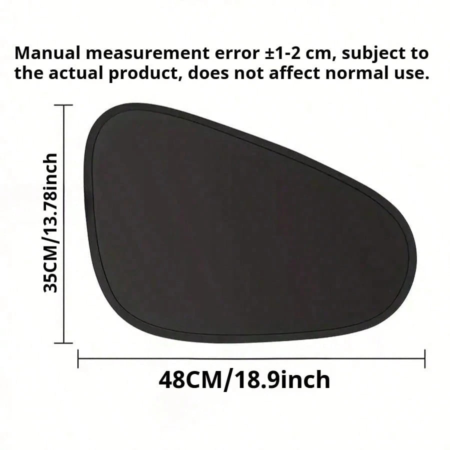 Static Adsorption Car Side Window Sunshade Boards, Car Sunshade Boards, Car Privacy Anti-Peeping Curtains, Car UV Protection Cooling Kit, Easy Installation, Foldable And Space-Saving