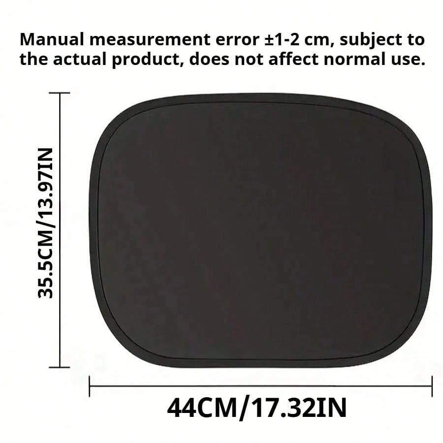 Static Adsorption Car Side Window Sunshade Boards, Car Sunshade Boards, Car Privacy Anti-Peeping Curtains, Car UV Protection Cooling Kit, Easy Installation, Foldable And Space-Saving