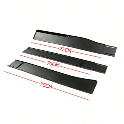 Stay Tuned Performance Universal 86" X 4" Side Skirt Extension Rocker Splitters Diffuser Lip 6pcs