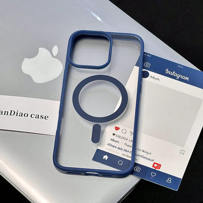 Suitable For IPhone 16/15/14/13/12/11 Pro Max Classic Acrylic Magnetic Phone Case For Beauty Or Protection. Gifts For Family, Friends, Kids, Birthday,Spring, Holiday, Boyfriends, Girlfriends, Valentin