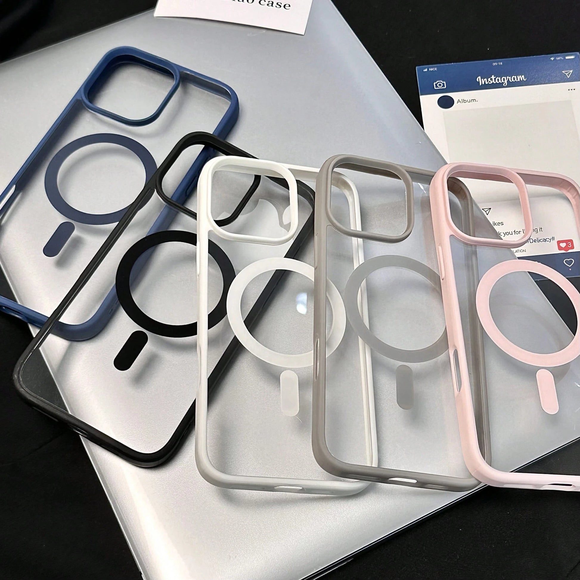 Suitable For IPhone 16/15/14/13/12/11 Pro Max Classic Acrylic Magnetic Phone Case For Beauty Or Protection. Gifts For Family, Friends, Kids, Birthday,Spring, Holiday, Boyfriends, Girlfriends, Valentin