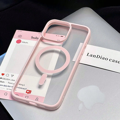 Suitable For IPhone 16/15/14/13/12/11 Pro Max Classic Acrylic Magnetic Phone Case For Beauty Or Protection. Gifts For Family, Friends, Kids, Birthday,Spring, Holiday, Boyfriends, Girlfriends, Valentin