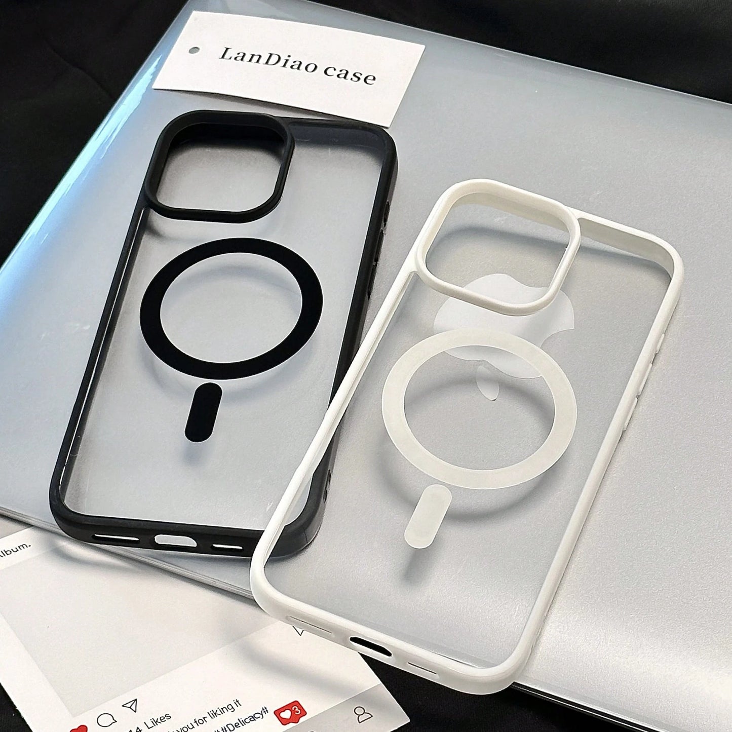 Suitable For IPhone 16/15/14/13/12/11 Pro Max Classic Acrylic Magnetic Phone Case For Beauty Or Protection. Gifts For Family, Friends, Kids, Birthday,Spring, Holiday, Boyfriends, Girlfriends, Valentin