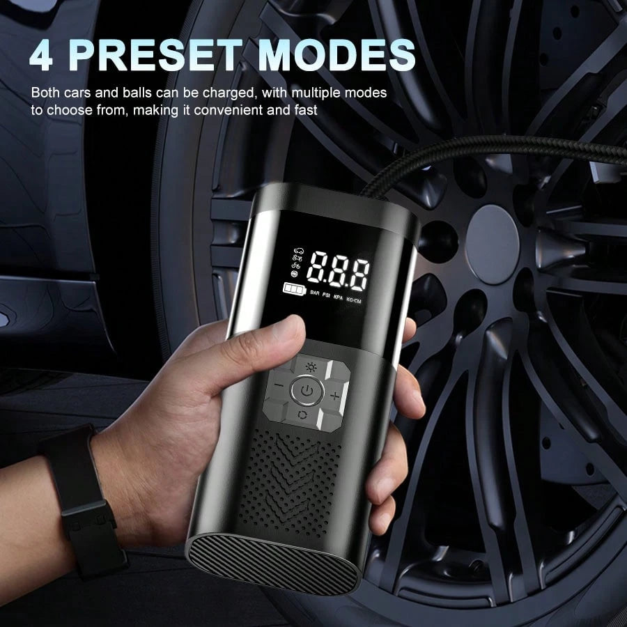 Super Special Offer!!!Portable Tire Inflator Air CompressorDigital Display Tire Inflator Pump, Suitable For Cars And Motorcycles.Universal For Automobiles, Bicycles, Sports Equipment AndBalls, Fast In