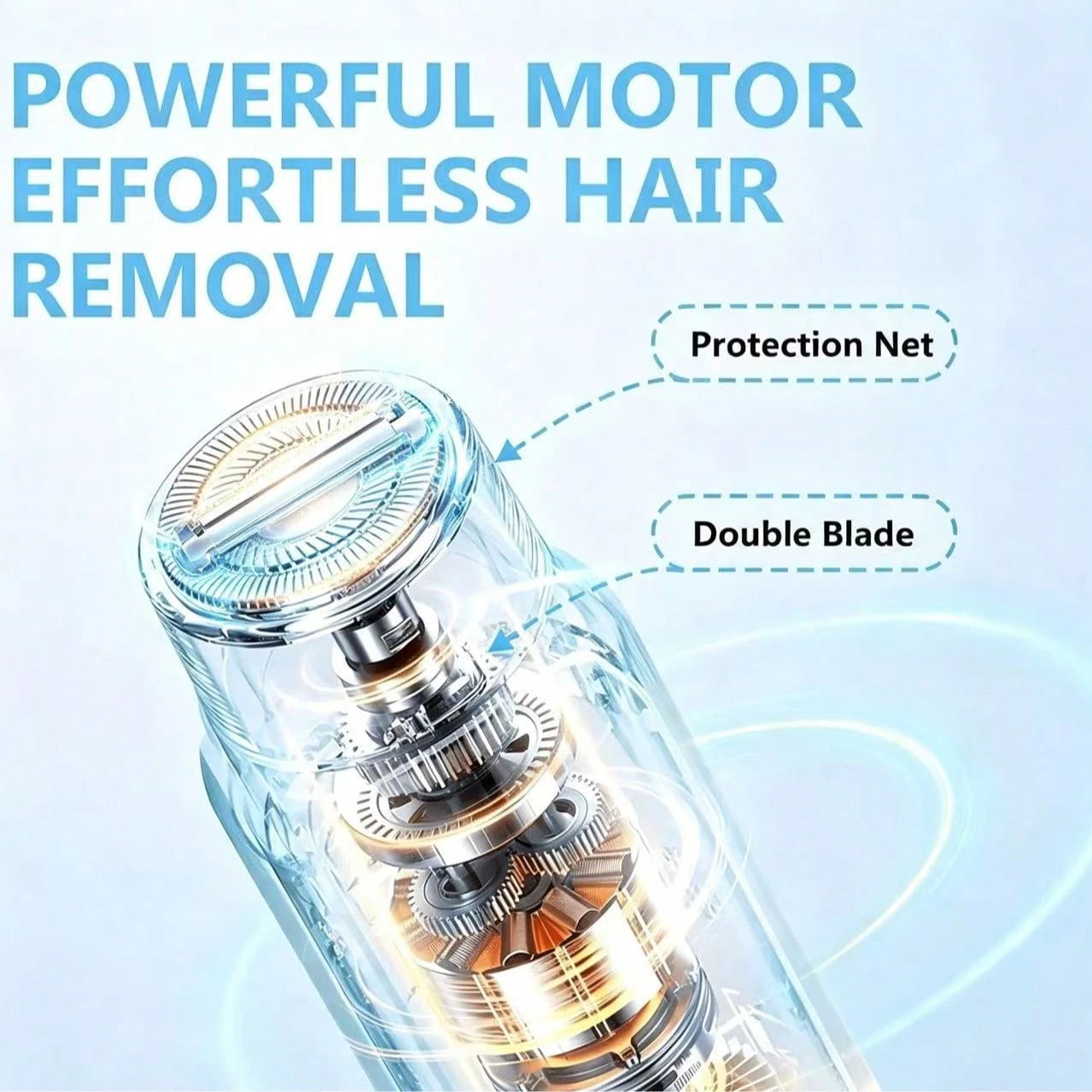 Super Value Set! 2 In 1 Electric Bikini Shaver With Limit Comb & Charging Cord Waterproof Recharge Body Hair Trimmer Multi Colors