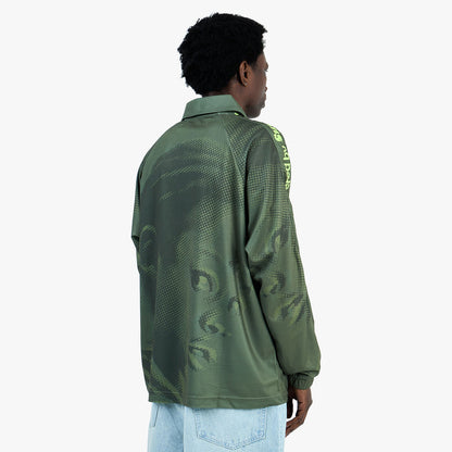 Supervsn Studio Longsleeve Soccer Jersey / Forest Green