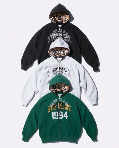 Supreme X Maison Margiela Limited Edition Collab Streetwear Hoodie, Edgy Skull Lining, Versatile For Daily, Skate & Casual Outings