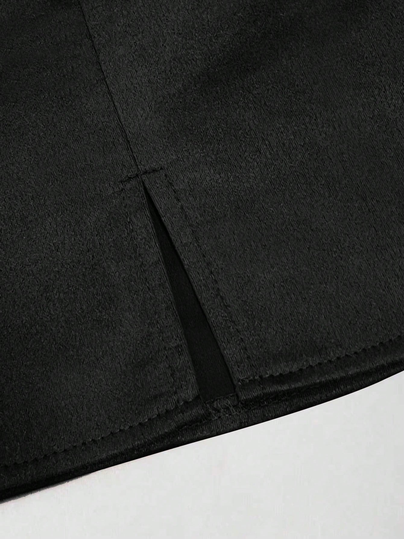 Sweetra Autumn/Winter Maillard Color Suede A-Line Slit Hem Casual Party Mini Skirt For Women