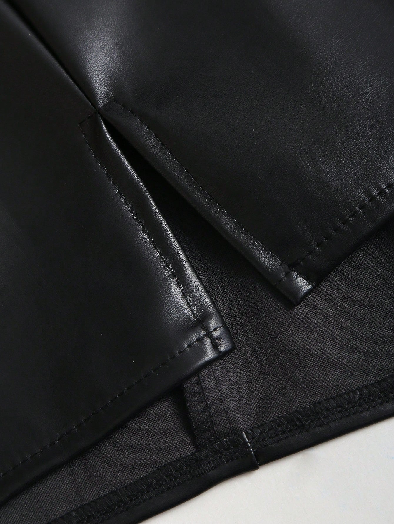 Sweetra Autumn/Winter Maillard Color Suede A-Line Slit Hem Casual Party Mini Skirt For Women