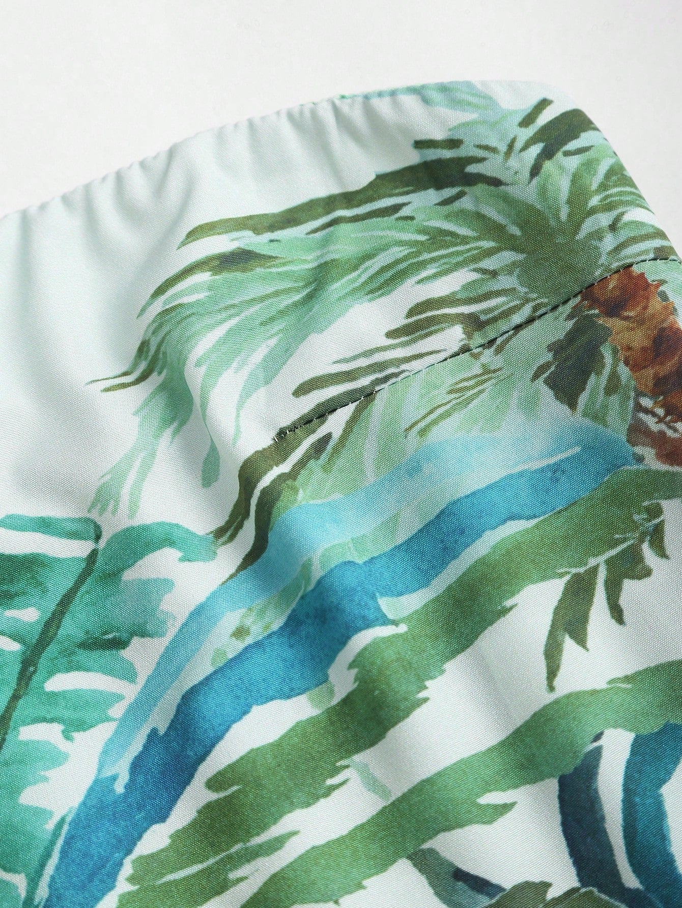 Sweetra Women's Tropical Print Tube Top, Casual Resort Wear