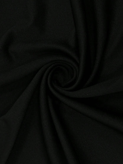 Sweetra Women Solid Color Minimalist Halter Tie Neck Velvet Long Black Homecoming Dress Maxi Women Outfit