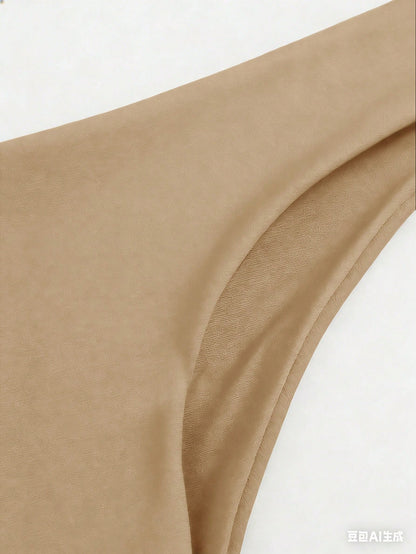 Swim Basics Women's Solid Color Minimalist Everyday Swimwear Bottom