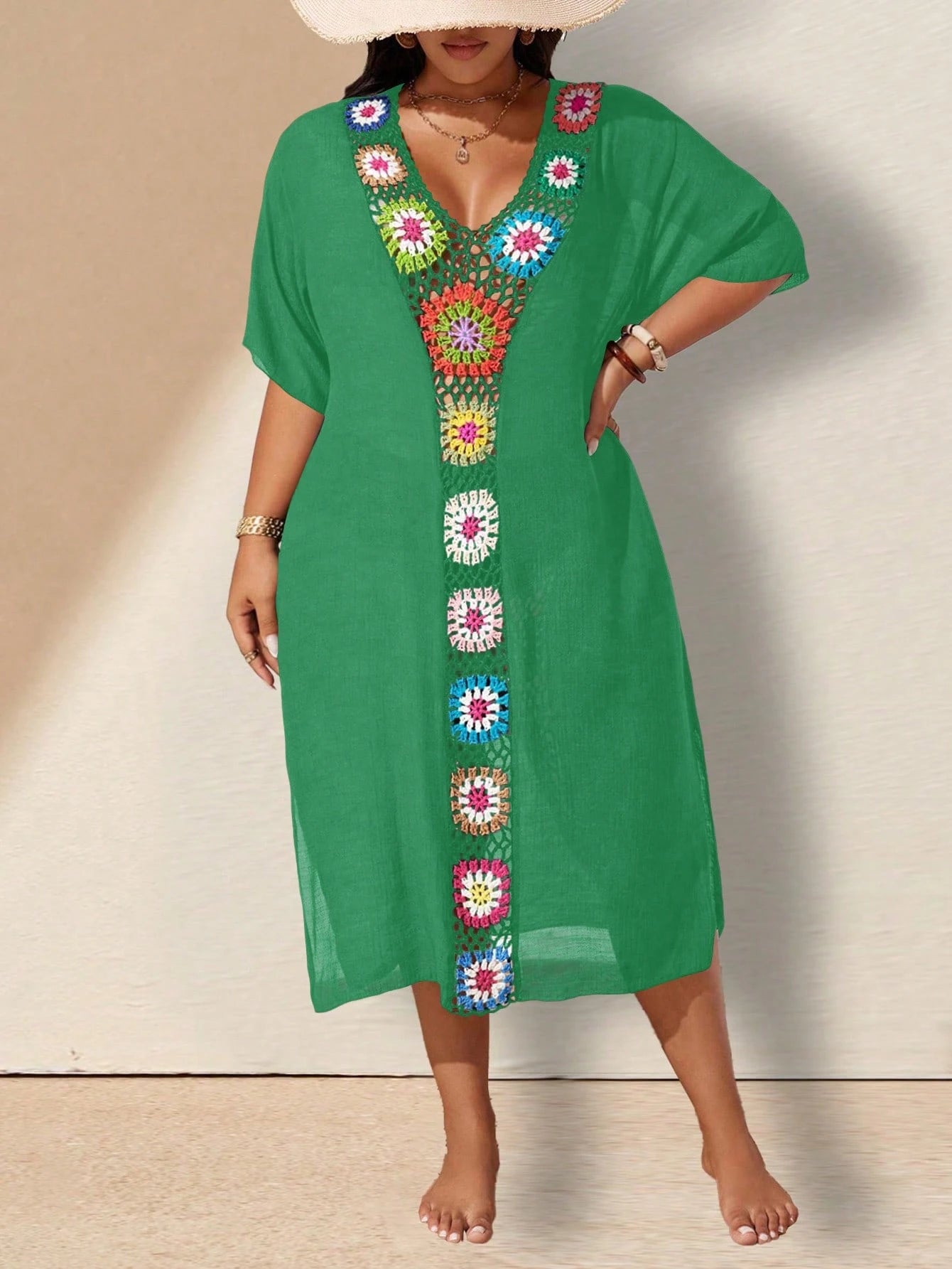 Swim Lushoire Plus Size Cover Ups For Summer Beach Vacation
