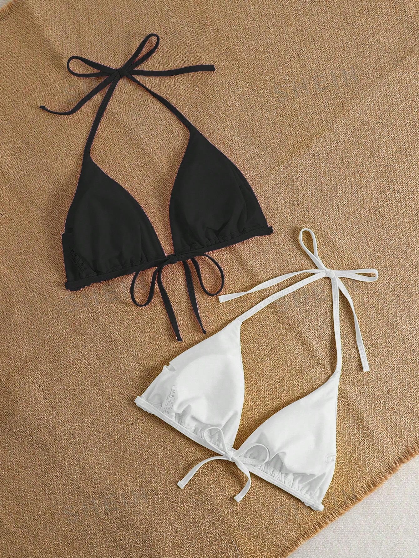 Swim Mod 2026 New Arrival Spring/Summer Plus Size Women Cute Macaron Color Bikini Top, Suitable For Beach, Resort, Pool Party