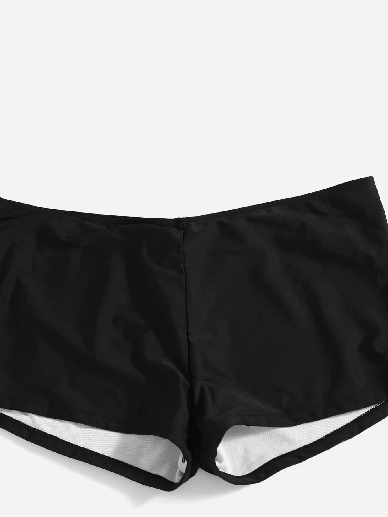 Swim Vcay Summer Beach Plus Solid Swim Shorts