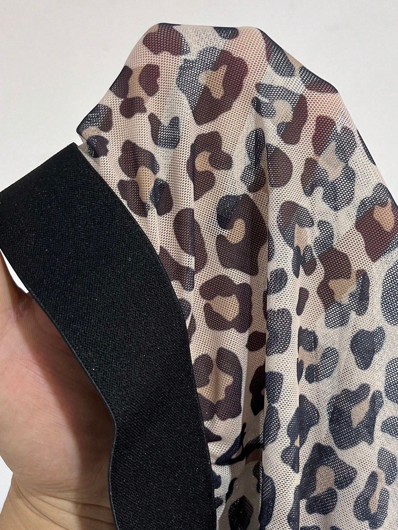 Swim Vcay Summer Plus Size Women Leopard Print Simple And Fashion Casual Loose Cover Up