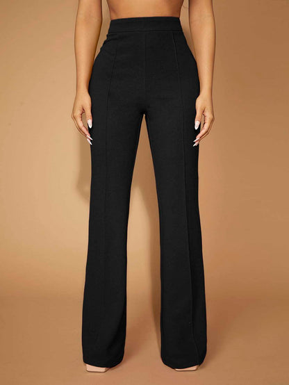 SXY Commute Minimalist Office Old Money Simple Sexy And Elegant Black And White Polka Dot Women's Pants