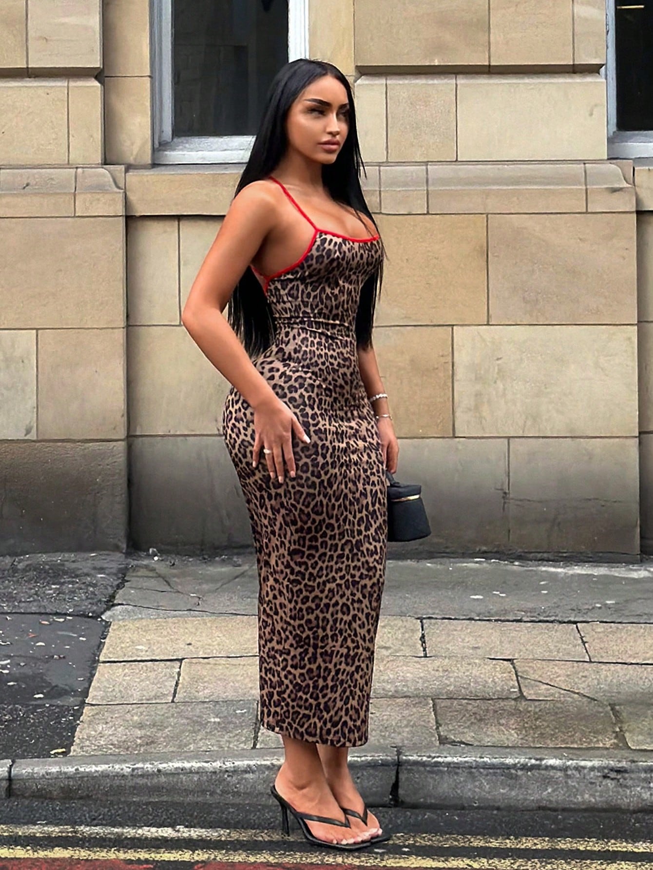 SXY Solid Criss-Cross Backless Bodycon Dress Concert Long Summer Coquette Prom Sexy Valentine Day Colorblock Club Night Red And Leopard Print