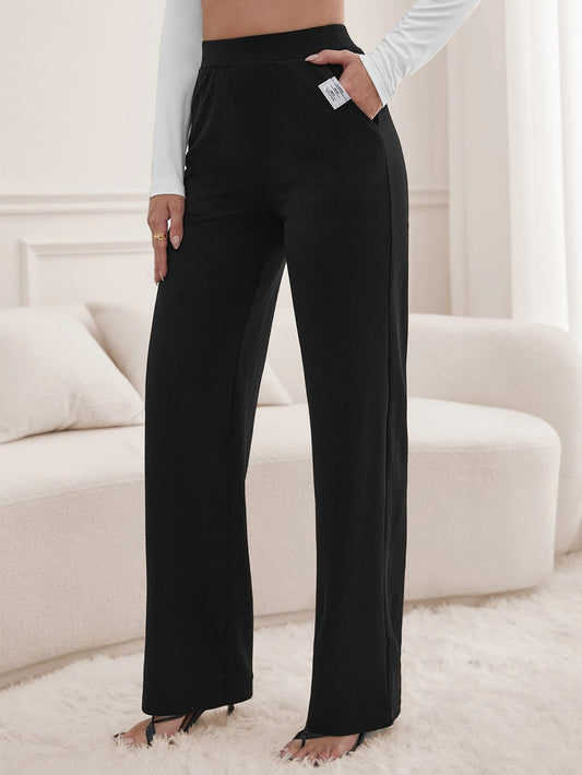 Tall Slant Pocket Straight Leg Pants, Tall Women