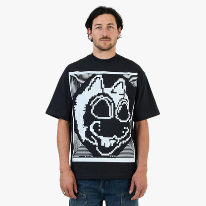 The Trilogy Tapes Digicat T-Shirt / Black