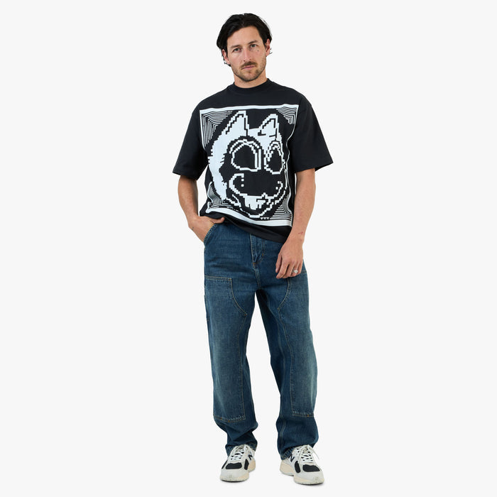 The Trilogy Tapes Digicat T-Shirt / Black